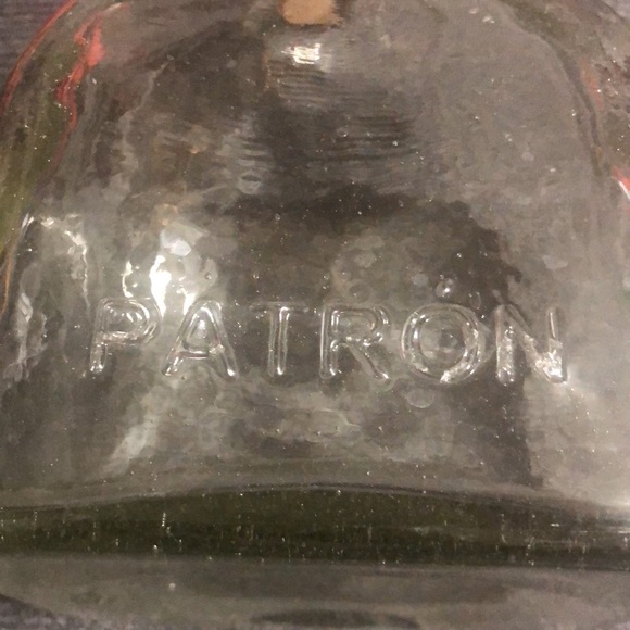 Patron Glass Empty Bottle with Fantastic Cork - Picture 2 of 3